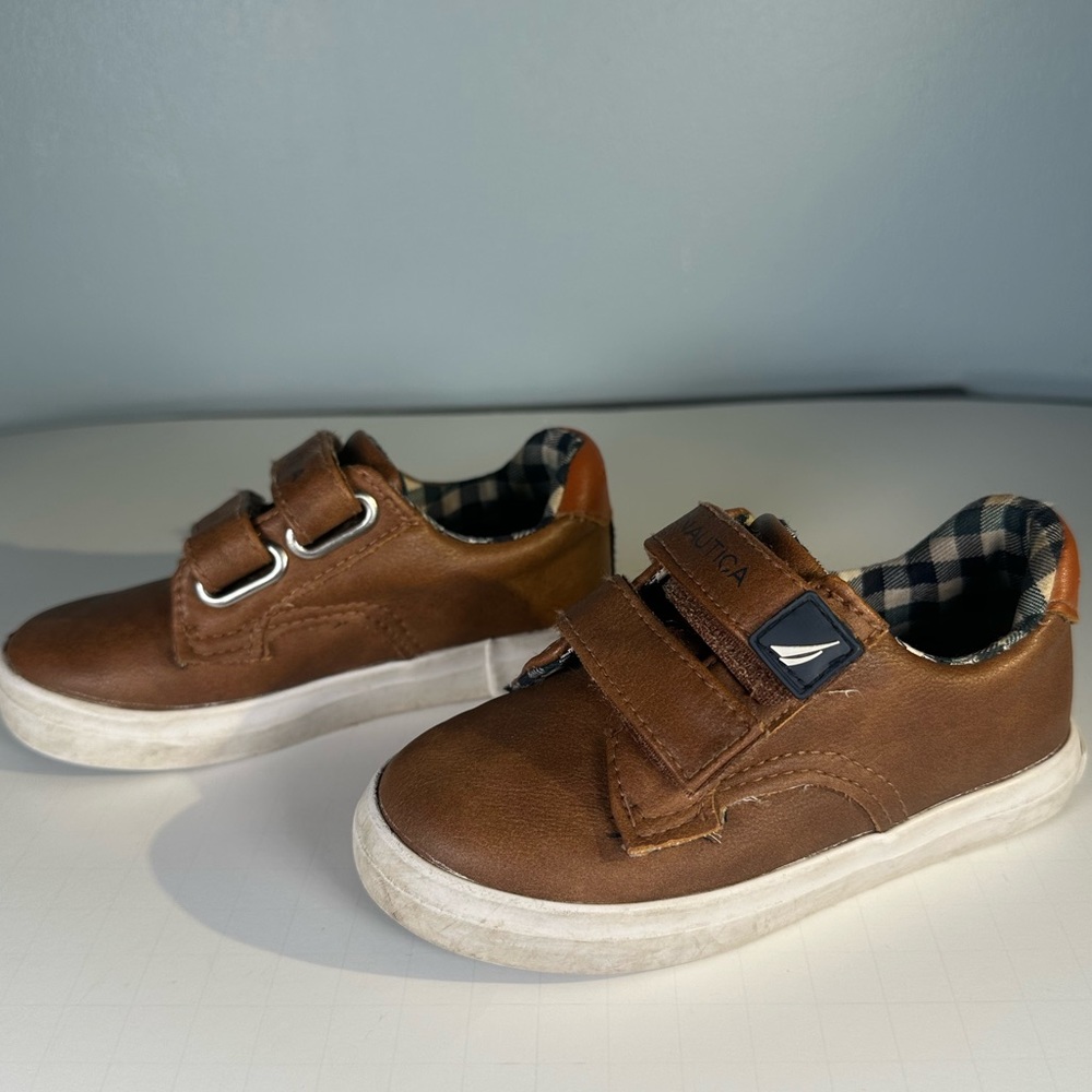Nautica Double Strap Brown Sneakers - Toddler Boys 7